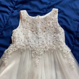 Baptism/flower girl 4t white dress